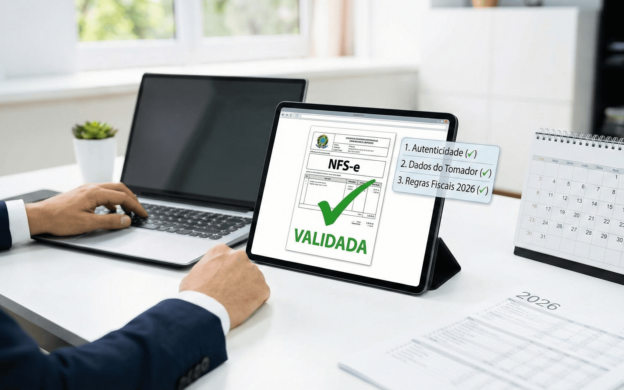 Como validar Nota Fiscal de prestador de serviço: checklist de conformidade fiscal [2026]
